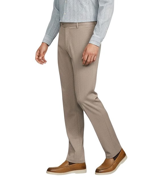 Roundtree & Yorke TravelSmart Ultimate Performance Classic Straight Fit Flat Front Non-Iron Chino Pants