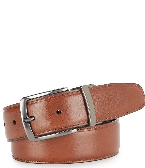 Roundtree & Yorke Old Luggage Reversible Belt, Luggage - Image 1