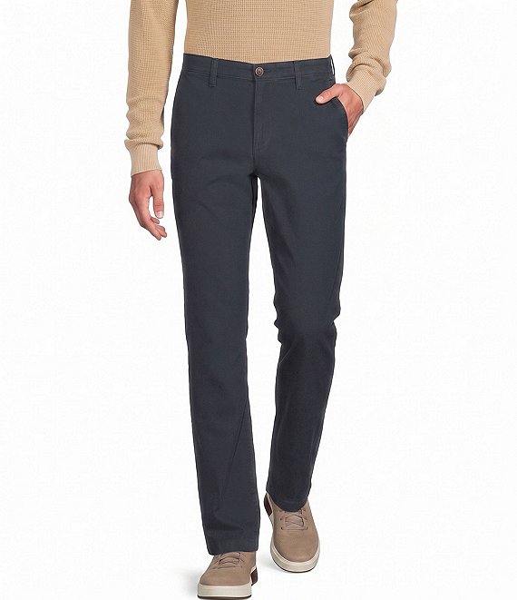 Rowm Flat Front Garment Dyed Pants