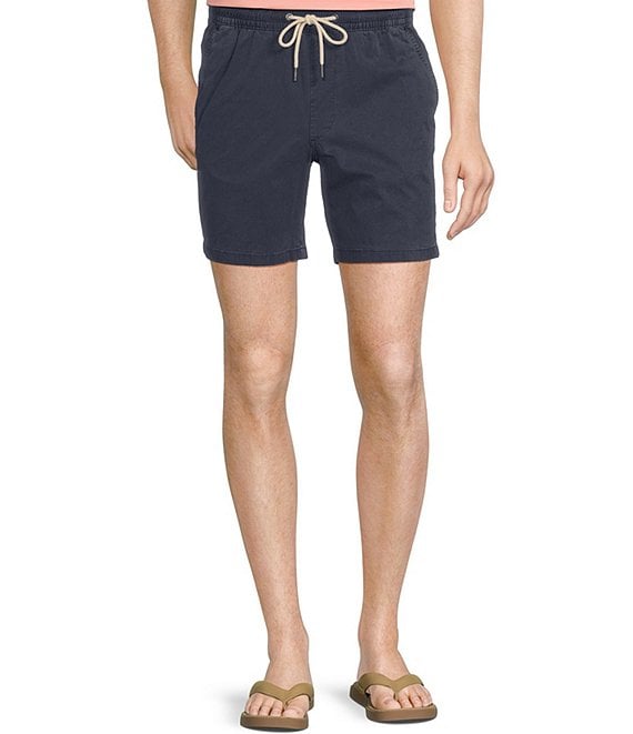Rowm Flat Front Solid 7#double; Inseam Shorts