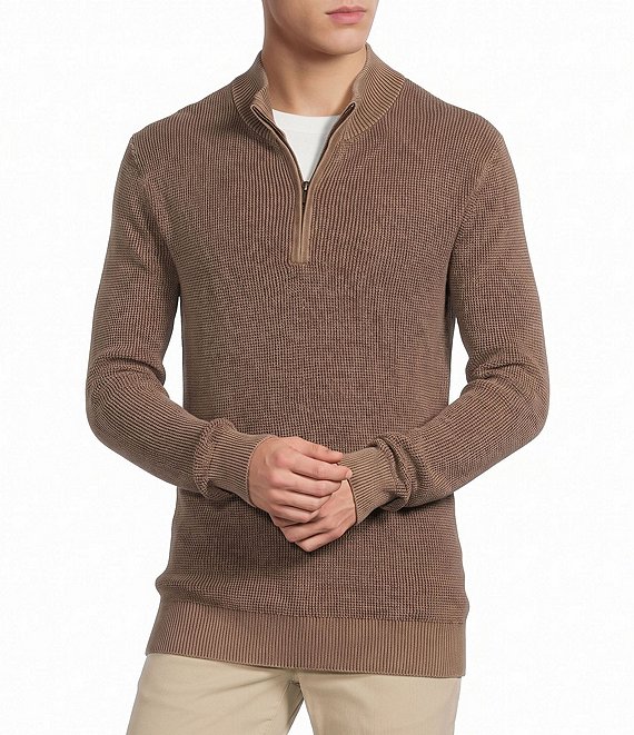 Rowm Long Sleeve Quarter zip Sweater