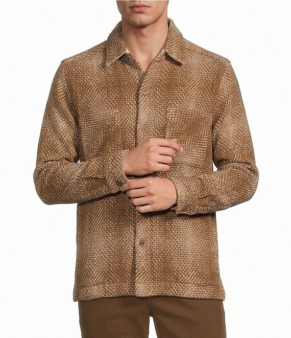 Rowm Long Sleeve Twill Shirt Jacket