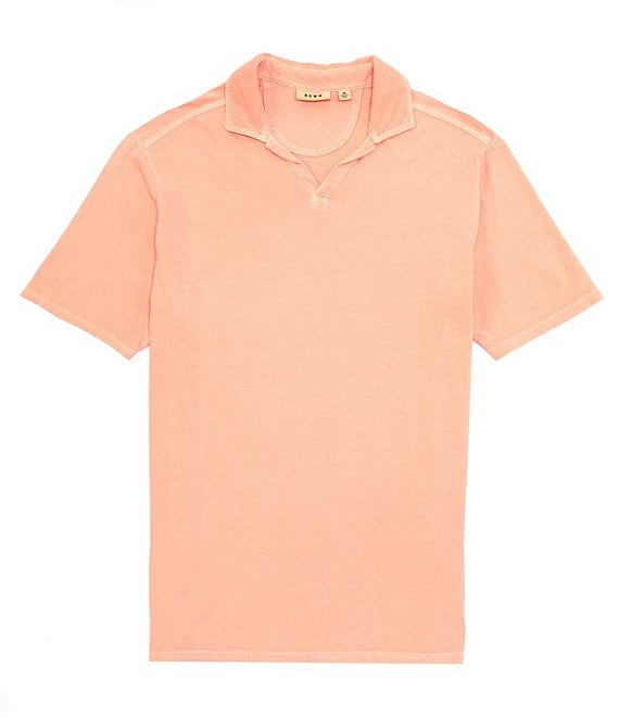 Rowm Short Sleeve Johnny Collar Shirt | Dillard's