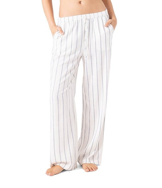 Roxy After Surf Stripe Pull-On Cover-Up Pants