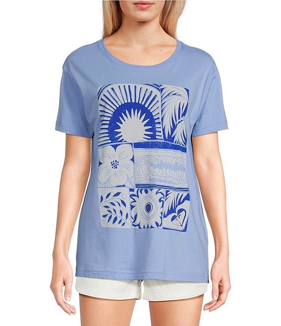 Roxy Beach Things Crew Neck Tee