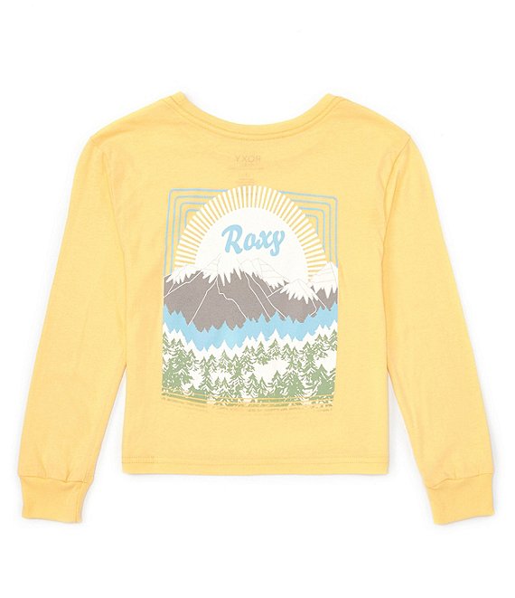 Roxy Big Girls 7-16 Sunny Side Up VLS RG Long Sleeve T-Shirt | Dillard's