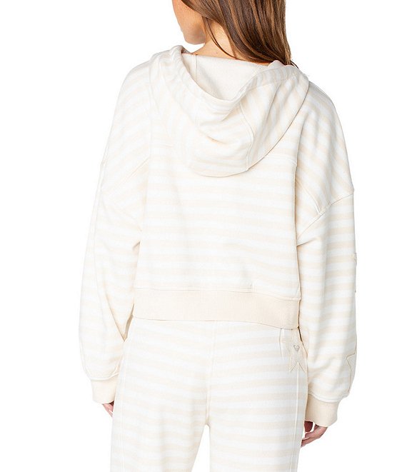 Roxy Fringing Long Sleeve Reefs Zip Up Stripe Hoodie | Dillard's