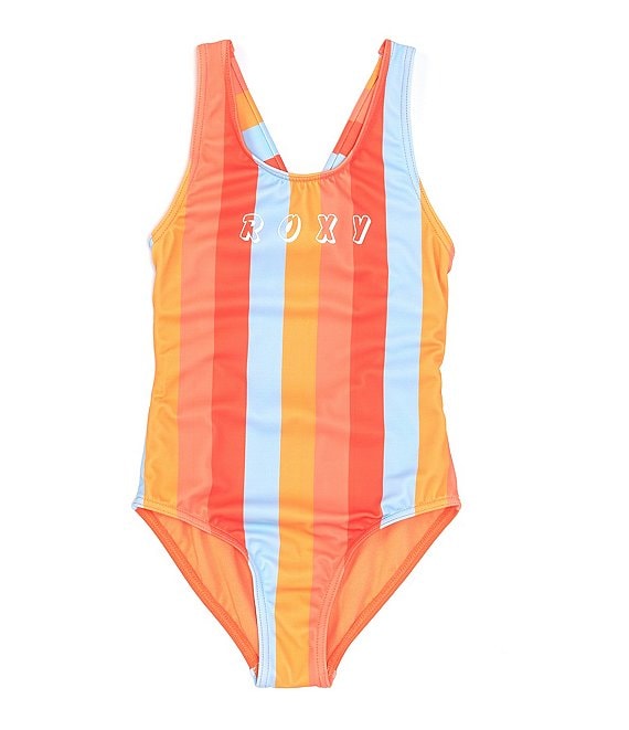 Roxy Little Girls 2T-7 Pretty Sunrise One-Piece Swimsuit | Dillard's