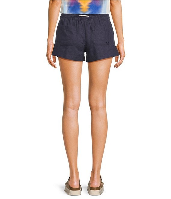 Rio Roxy Oceanside Linen Blend Shorts | Dillard's
