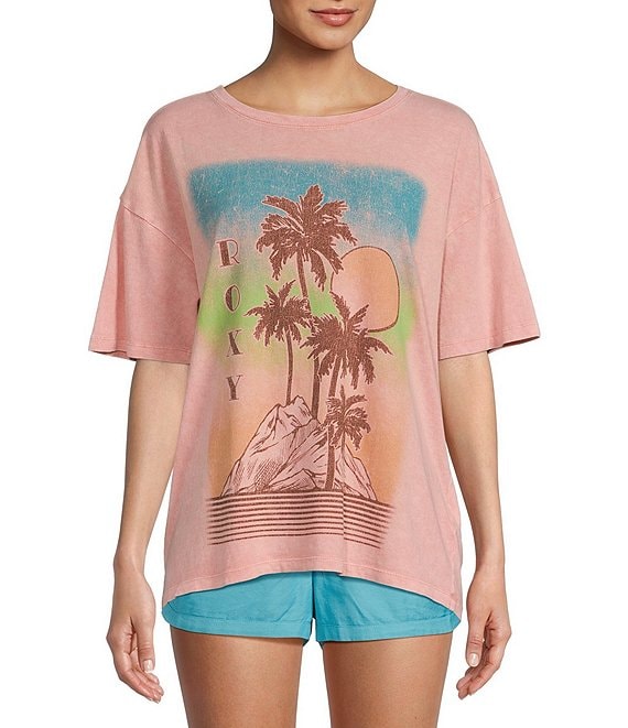 Roxy Palm Springs Oversized Graphic T-Shirt