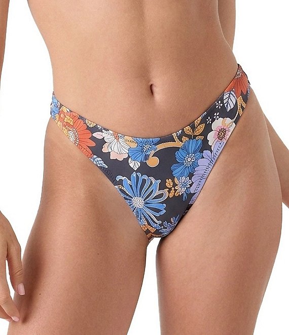Roxy Soul Flower High Leg Hipster Swim Bottom