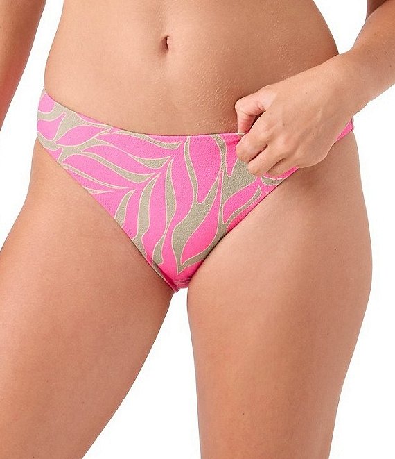 Roxy Stay Wild Palm Tree Moderate Coverage Hipster Swim Bottom