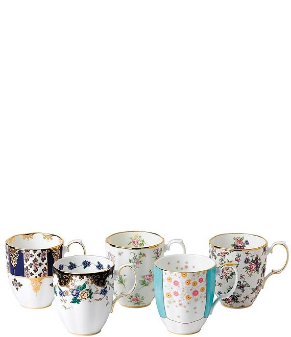 Royal Albert 100 Years 1900-1940 5-Piece Mug Set | Dillard's