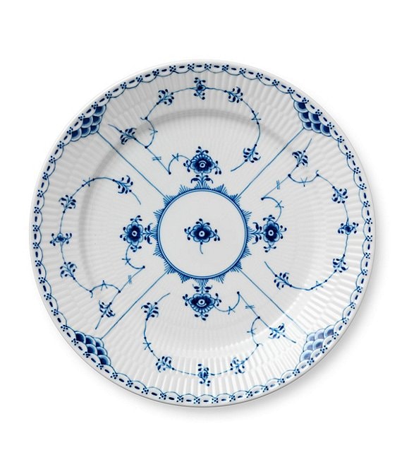 Royal Copenhagen Blue Fluted Half Lace Dinner Plate