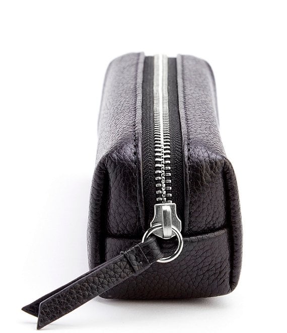 ROYCE New York Pebbled Genuine Leather Organizational Roll Utility