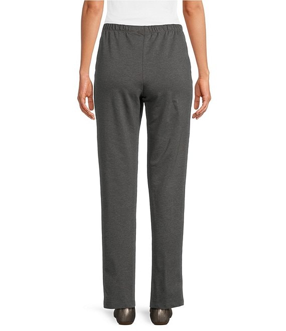 Ruby Rd. Petite Size Pull-On Stretch French Terry Pants | Dillard's