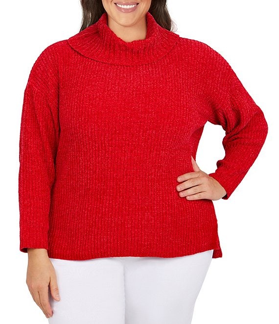 red sweater dillards