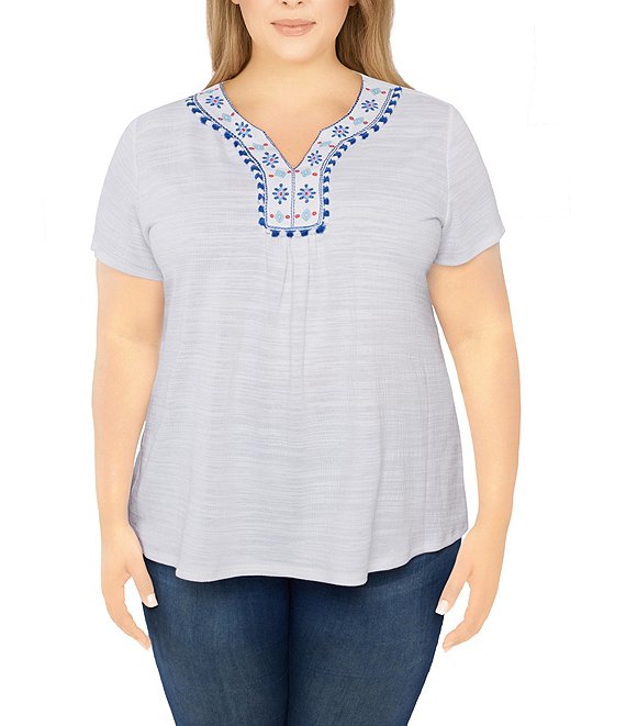 Dillards ruby rd plus best sale size tops