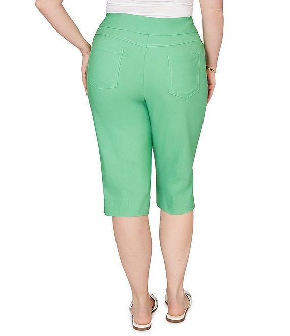 Ruby Rd. Plus Size Tech Clamdigger Pull-On Capri Pants | Dillard's