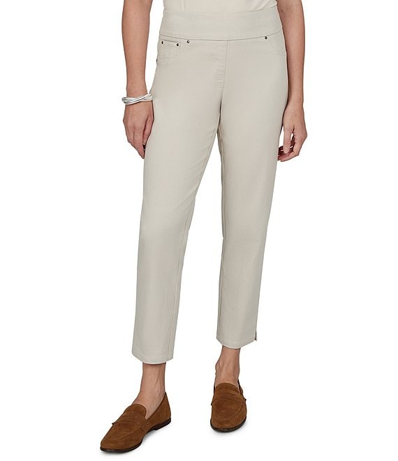 Ruby Rd. Stretch Denim Pull-On Crop Pants