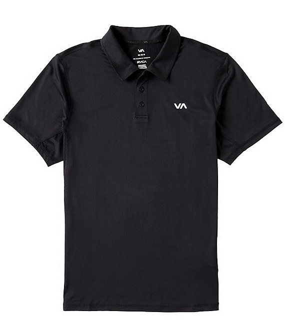 RVCA Short Sleeve Sport Vent Polo Shirt Dillard s