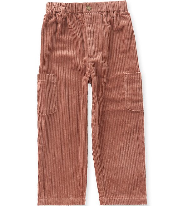 Rylee + Cru Little Boys Elastic Waist Cargo Pants