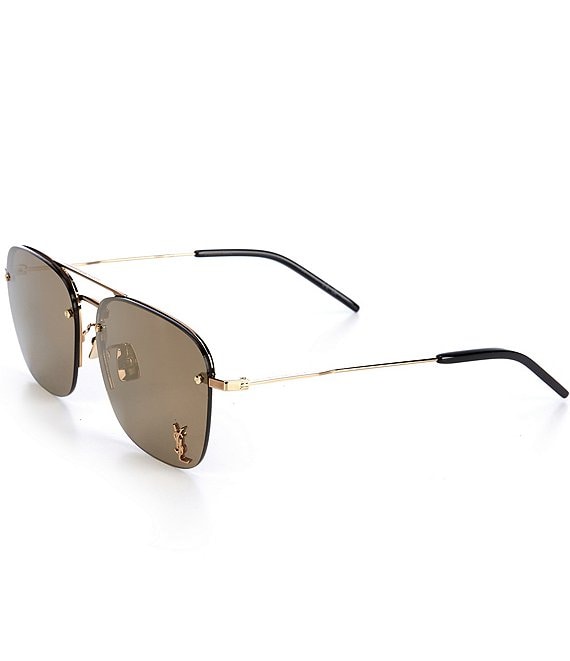 Color:Bronze - Image 1 - Women's SL309 59mm Navigator Sunglasses