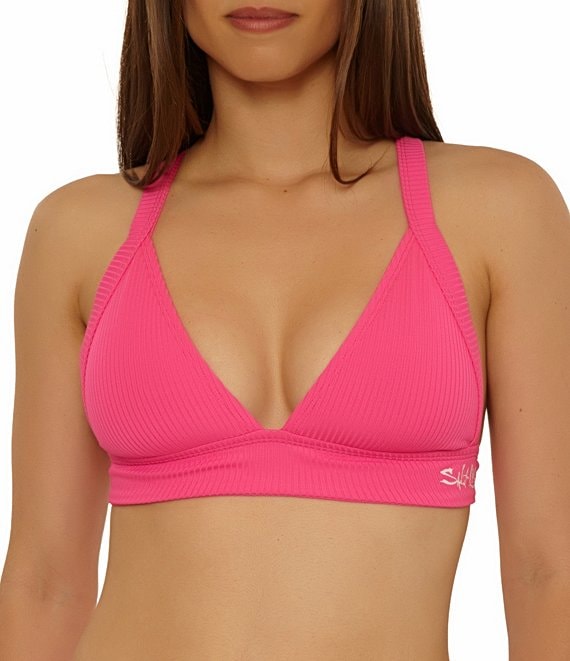 Salt Life Shoreline Ribbed Triangle Swim Top