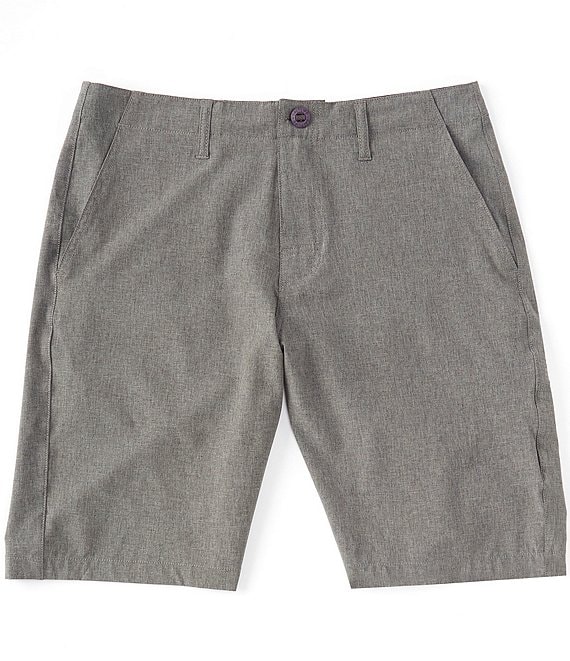 Color:Charcoal - Image 1 - Transition Stretch 21#double; Outseam Boardwalk Shorts