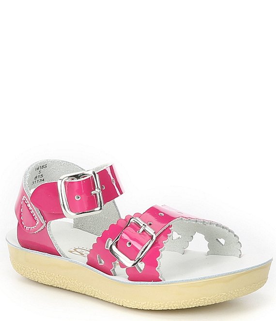 Color:Shiny Fuchsia - Image 1 - Girls' Sun-San Sweetheart Water Friendly Sandals (Infant)