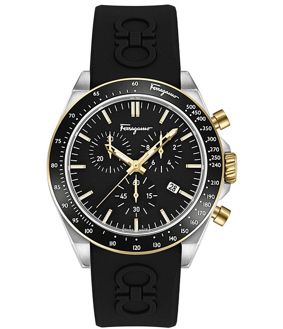 Salvatore Ferragamo Men's Ferragamo Urban Quartz Chronograph Two Tone ...