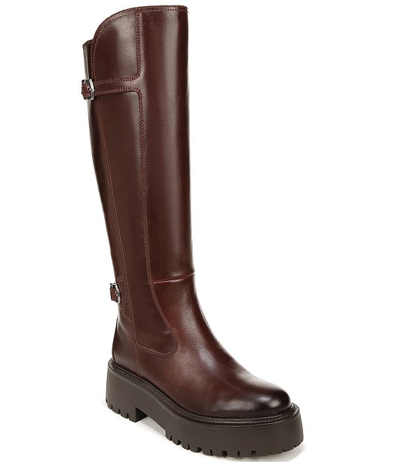 Sam Edelman Elayna Leather Platform Tall Boots | Dillard's