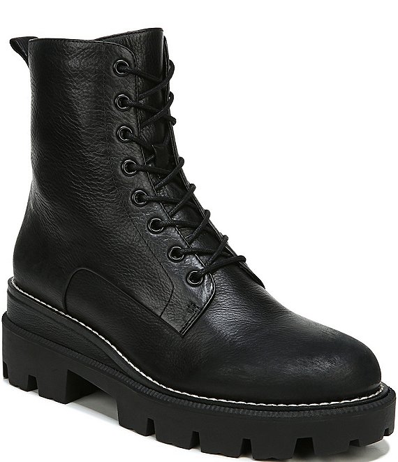 dillards black leather boots