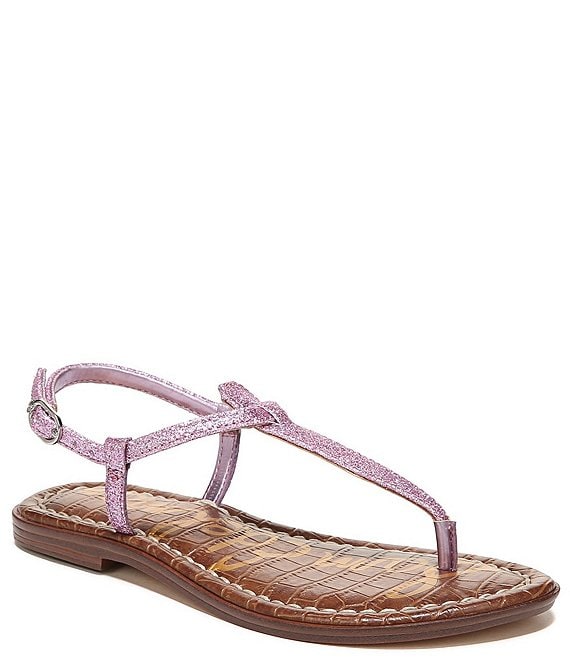 Sam Edelman Girls' Gigi Glitter Thong Sandals (Toddler) | Dillard's