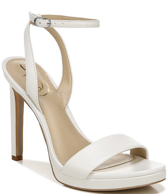 Sam Edelman Jade Leather Ankle Strap Platform Dress Sandals | Dillard's