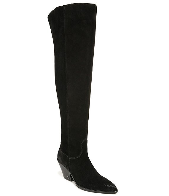 Sam Edelman Julee Suede Over the Knee Western Boots Dillard s