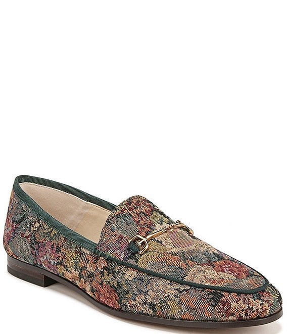 Sam Edelman Loraine Floral Jacquard Bit Buckle Loafers | Dillard's