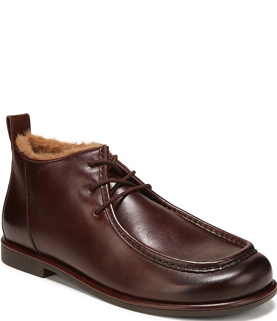 Sam Edelman Men's Cameron Leather Cozy Chukka Boots