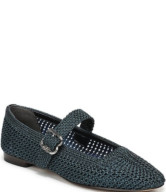 Sam Edelman Michaela Metallic Knit Mary Jane Flats | Dillard's