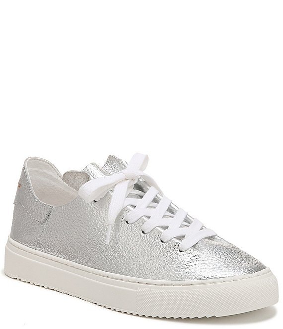 Sam Edelman Poppy Metallic Leather Platform Sneakers