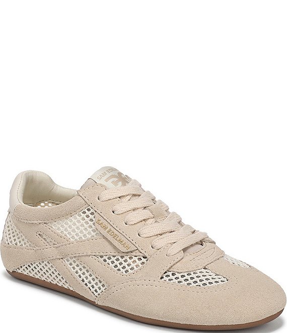 Sam Edelman Tobi Suede and Mesh Lace Up Sneakers | Dillard's