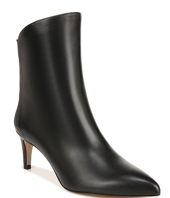 Sam Edelman Usha Leather Stiletto Booties | Dillard's