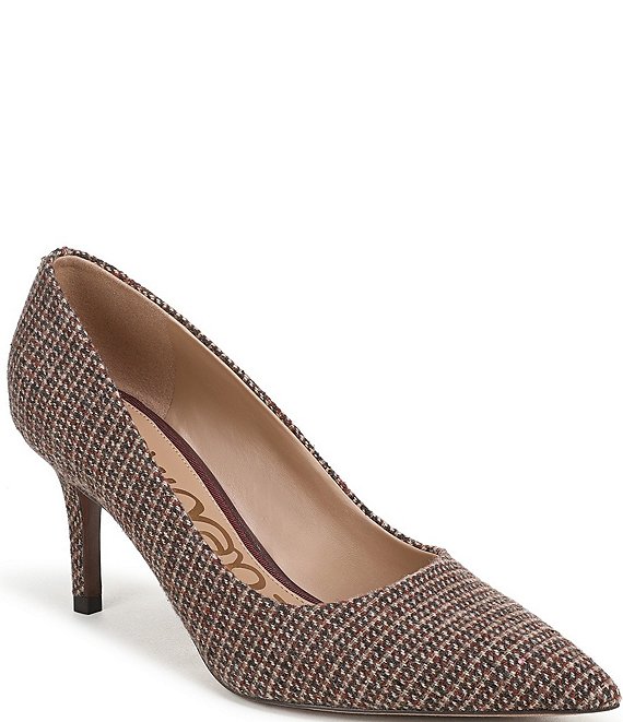 Sam Edelman Vienna Tweed Pointed Toe Pumps