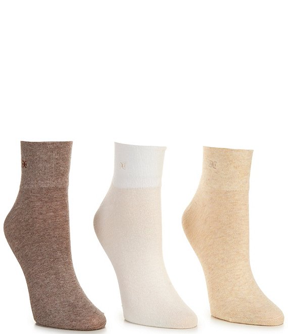 Sam Edelman Wide Welt Ankle Socks, 3 Pack