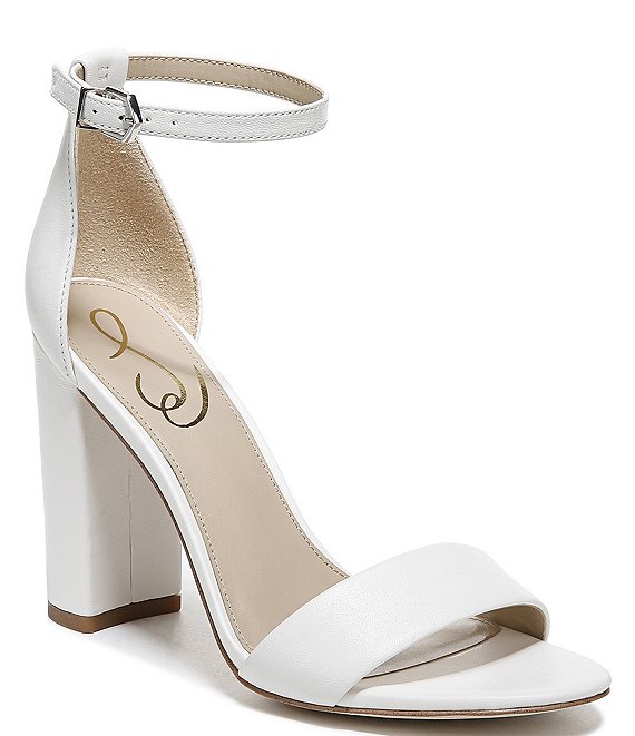 Alex Marie Calina Leather Block Heel Sandals | Dillard's