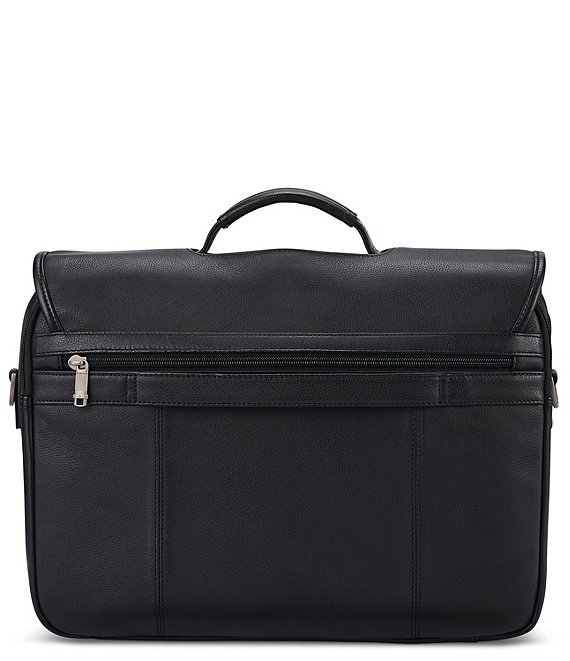Samsonite レザーバック Samsonite Classic Leather Flapover Briefcase | Dillard's