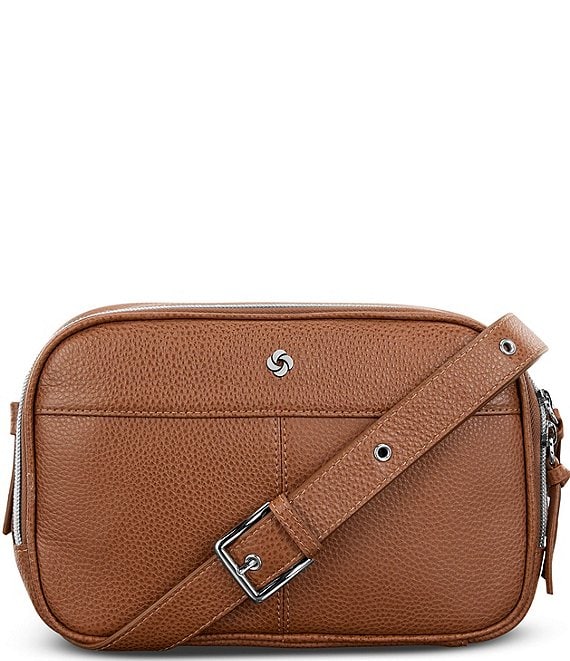 Samsonite Mobile Solution 2 Leather Crossbody Bag | Dillard's