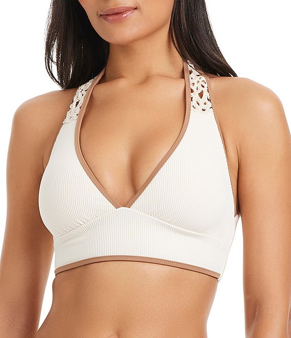 Sanctuary Beachy Keen Tall Triangle Halter Swim Top