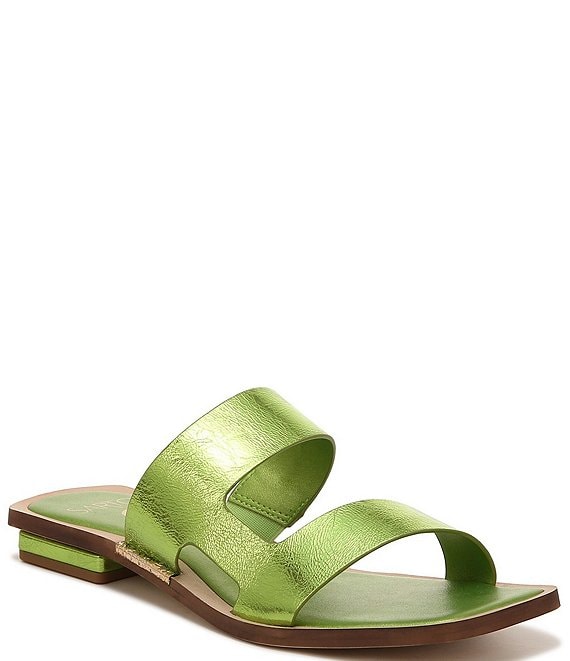 Color:Lime Green - Image 1 - Sarto by Franco Sarto Emily Leather Sandals