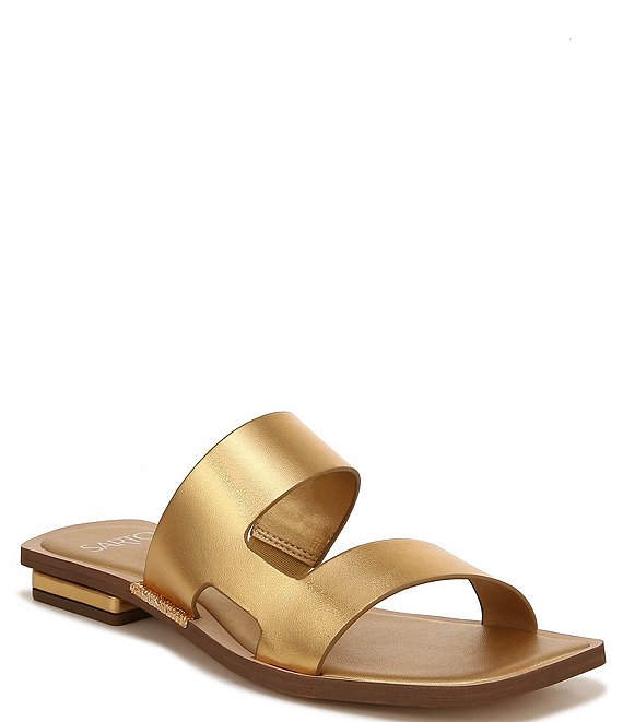 Sarto by Franco Sarto Emily Metallic Slide Sandals